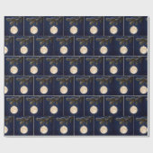 Kerstornament Volle Maan Cadeaupapier (Vlak)