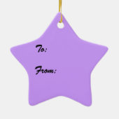 Kerstornament voor Andalusië Keramisch Ornament (Achterkant)