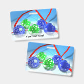 Kerstornamenten Badge (Voor- en achterkant)