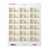 Kerstornamenten, Boomtak, Goud Etiket (Full Sheet)