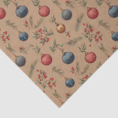 Kerstornamenten Bruin Tissuepapier (Detail)