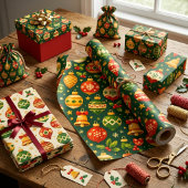 Kerstornamenten Cadeaupapier