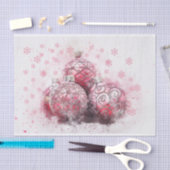 kerstOrnamenten en sneeuwvlokken Tissuepapier (Craft)