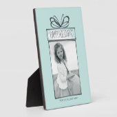 Kerstornamenten Holiday Foto van Plaque Fotoplaat (Zijkant)