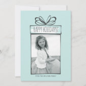 Kerstornamenten Holiday-fotokaart Feestdagenkaart (Voorkant)