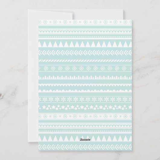 Kerstornamenten Holiday-fotokaart Feestdagenkaart (Achterkant)