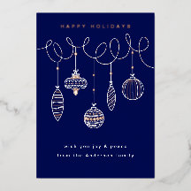 Kerstornamenten met foliepersing