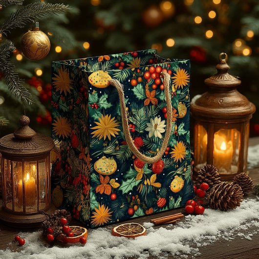 Kerstornamenten met naamveld  medium cadeauzakje