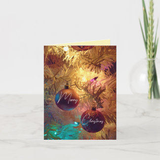 Kerstornamenten - Prettig Kerstfeest Kaart