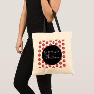 Kerstornamenten Sneeuwvlokken Tote Bag