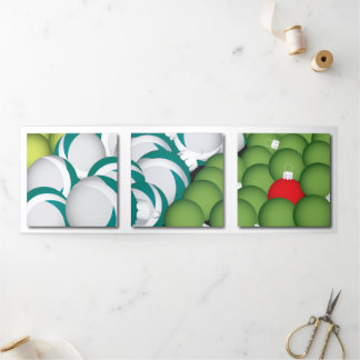 Kerstornamenten Tri-Fold Kaart