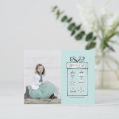 Kerstornamenten Vakantiefoto Ansichtkaart Feestdagenkaart (Staand voorkant)