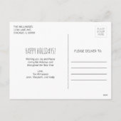 Kerstornamenten Vakantiefoto Ansichtkaart Feestdagenkaart (Achterkant)