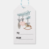 Kerstornamenten van/naar cadeaulabel (Achterkant)