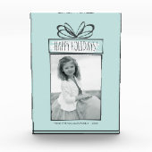 Kerstornaments Holiday Photo Block Fotoblokken (Voorkant)