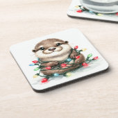 Kerstotter Bier Onderzetter (Linkerzijde)