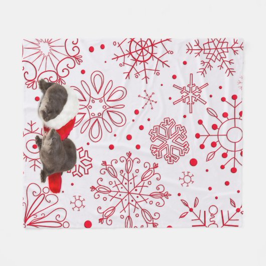 Kerstotter Fleece Blanket, medium (Voorkant (Horizontaal))