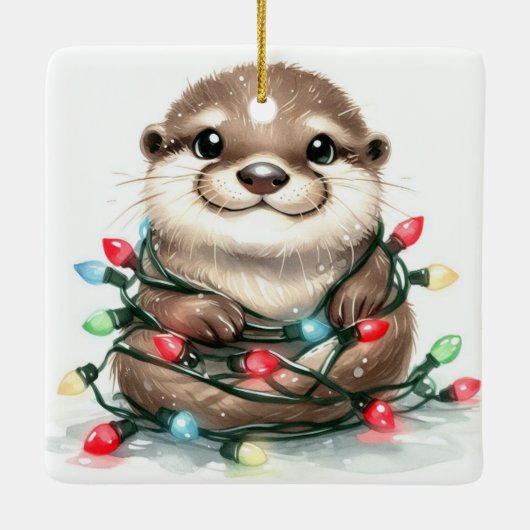 Kerstotter Keramisch Ornament (Achterkant)