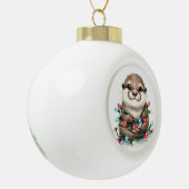 Kerstotter Keramische Bal Ornament (Links)