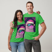 Kerstotter met kerstmuts cadeau t-shirt (Unisex)