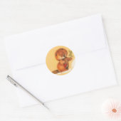 Kerstotter ronde sticker (Envelop)