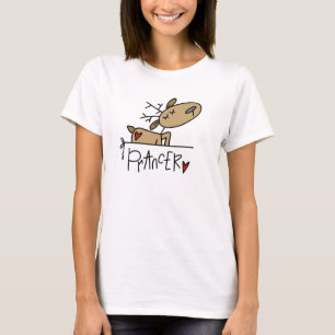 Kerstoverhemden voor rencer Reindeer T-shirt