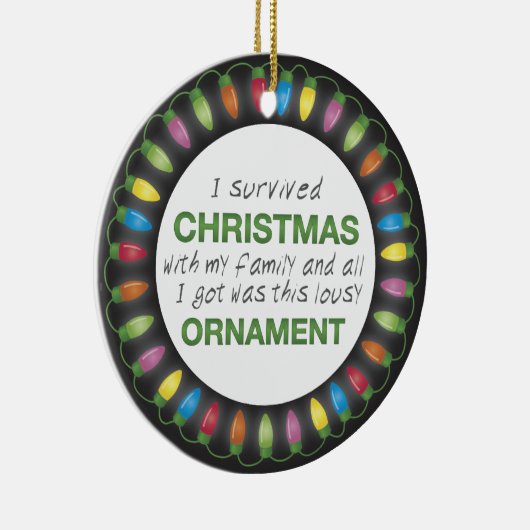 Kerstoverleving Keramisch Ornament (Rechts)