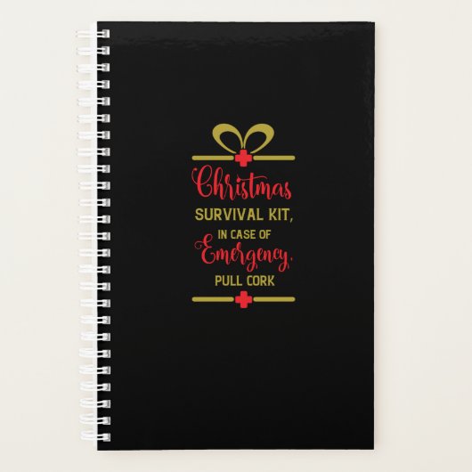 kerstoverlevingskit planner (Voorkant)