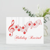 Kerstoverweging, rode kant kaart (Staand voorkant)