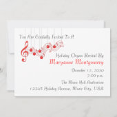 Kerstoverweging, rode kant kaart (Achterkant)