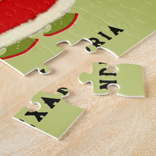 kerstpaar legpuzzel (Zijkant)