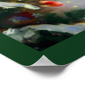 Kerstpaard 1 poster (Hoek)