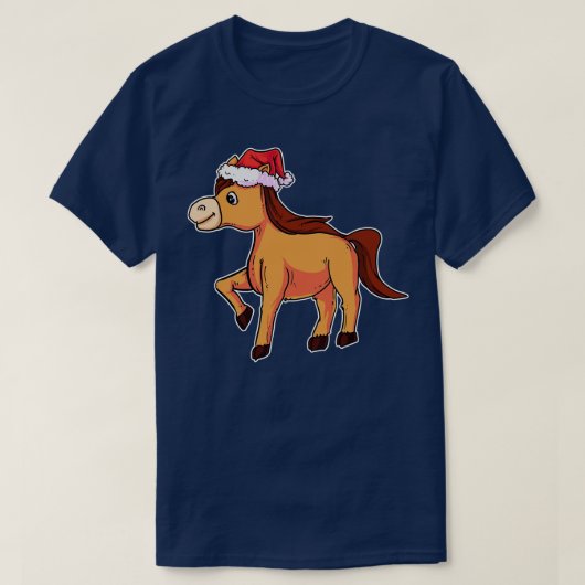 Kerstpaard 1 t-shirt (Design voorkant)