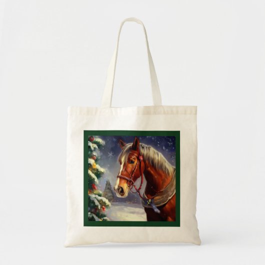 Kerstpaard 1 tote bag (Voorkant)