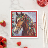 Kerstpaard 2 servet (Insitu)