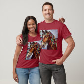 Kerstpaard 2 t-shirt (Unisex)