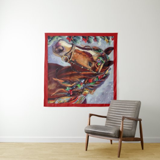 Kerstpaard 2 wandkleed (In Situ (horizontaal))