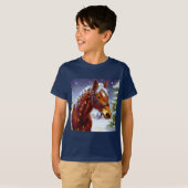 Kerstpaard 3 t-shirt (Voorkant volledig)