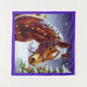 Kerstpaard 3 wandkleed (Voorkant (horizontaal))