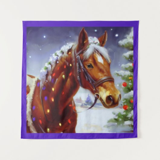 Kerstpaard 3 wandkleed (Voorkant)