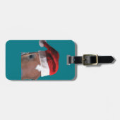 kerstpaard bagagelabel (Voorkant horizontaal)