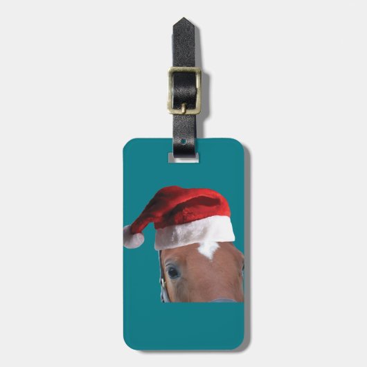 kerstpaard bagagelabel (Voorkant verticaal)