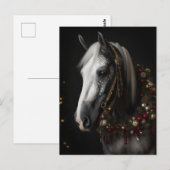 kerstpaard briefkaart (Voorkant / Achterkant)