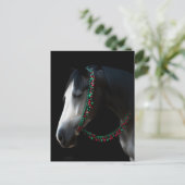 kerstpaard briefkaart (Staand voorkant)