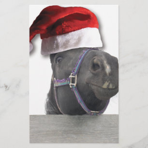 kerstpaard briefpapier