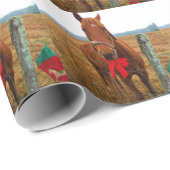 kerstpaard cadeaupapier (Rol Hoek)