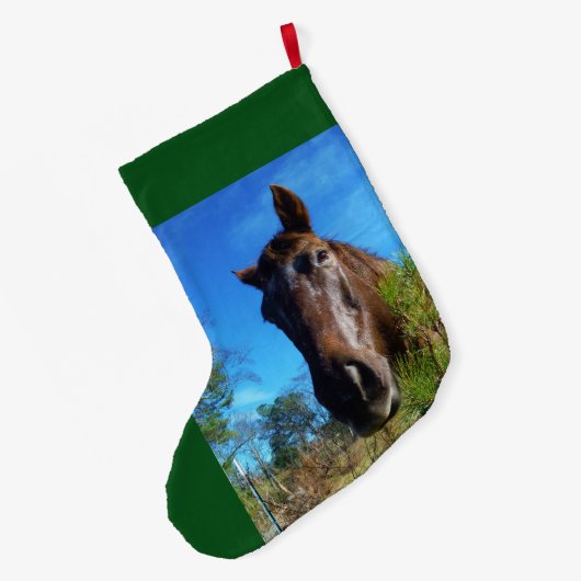 kerstpaard grote kerstsok (Achterkant (Hangend))