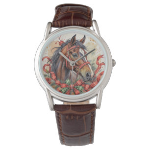 kerstpaard horloge