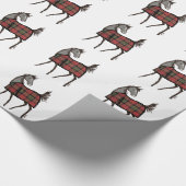 Kerstpaard Lover Cadeaupapier (Hoek)