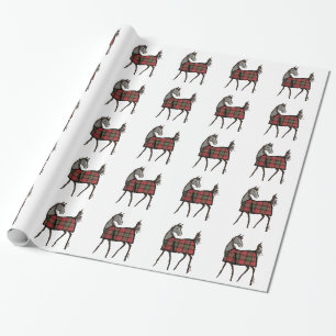 Kerstpaard Lover Cadeaupapier
